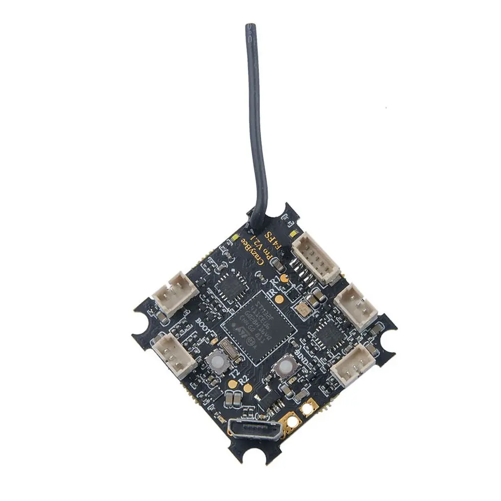 

Happymodel Crazybee F4 PRO V2.1 2-3S Flight Controller 5A ESC & Compatible DSM2/Frsky/Flysky RX for Sailfly-X RC Drone Model