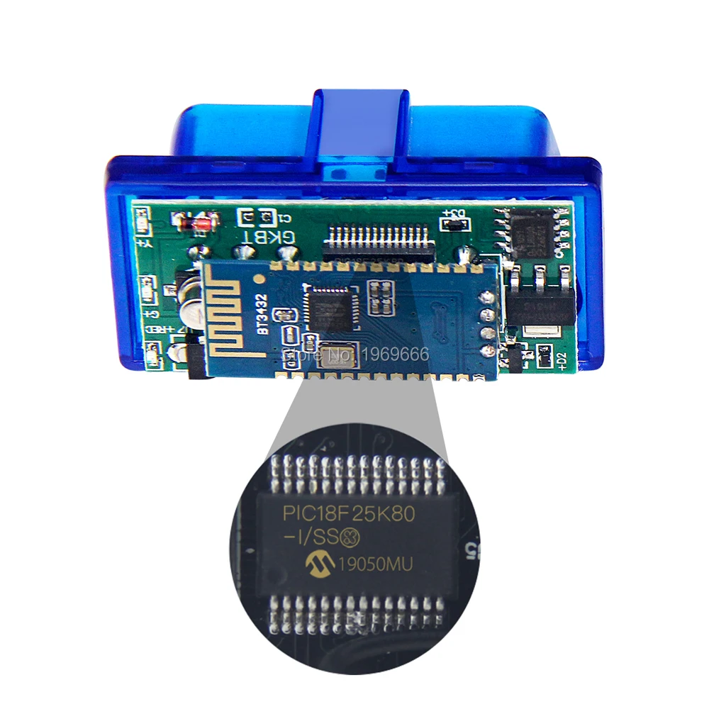 Super MINI ELM327 Bluetooth V1.5 ELM 327 версия 1 5 с чипом PIC18F25K80 OBD2 OBDII для Android Torque Автомобильный