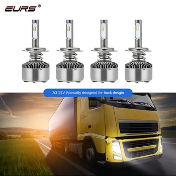 

Canbus lampada led h4 24V truck H7 24V led car lights bulb H8 H9 H11 H3 6000K 80W 8000LM 12V Auto LED Headlight for truck