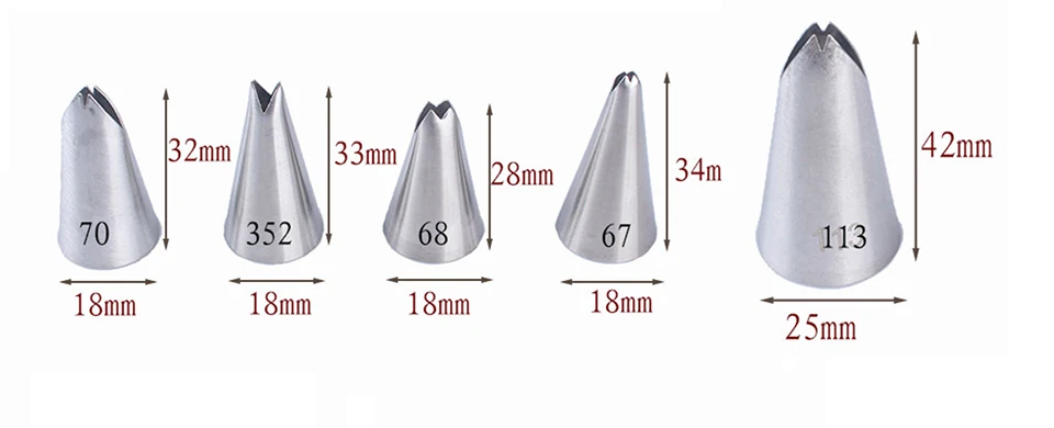  Icing Piping Nozzles (6)