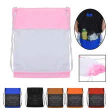 Женская сумка на нейлоновых шнурках Cinch Sack Спортивная пляжная сумка для путешествий на открытом воздухе Рюкзак на шнурке Повседневная сумка для покупок