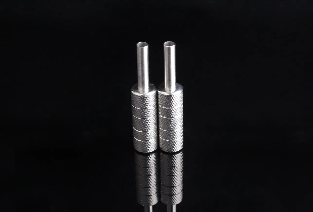 Top high Quality professional 18/20/22/25mm stainless steel Grip Tube back Tattoo Grip Tattoo Tube With Back Stem#127