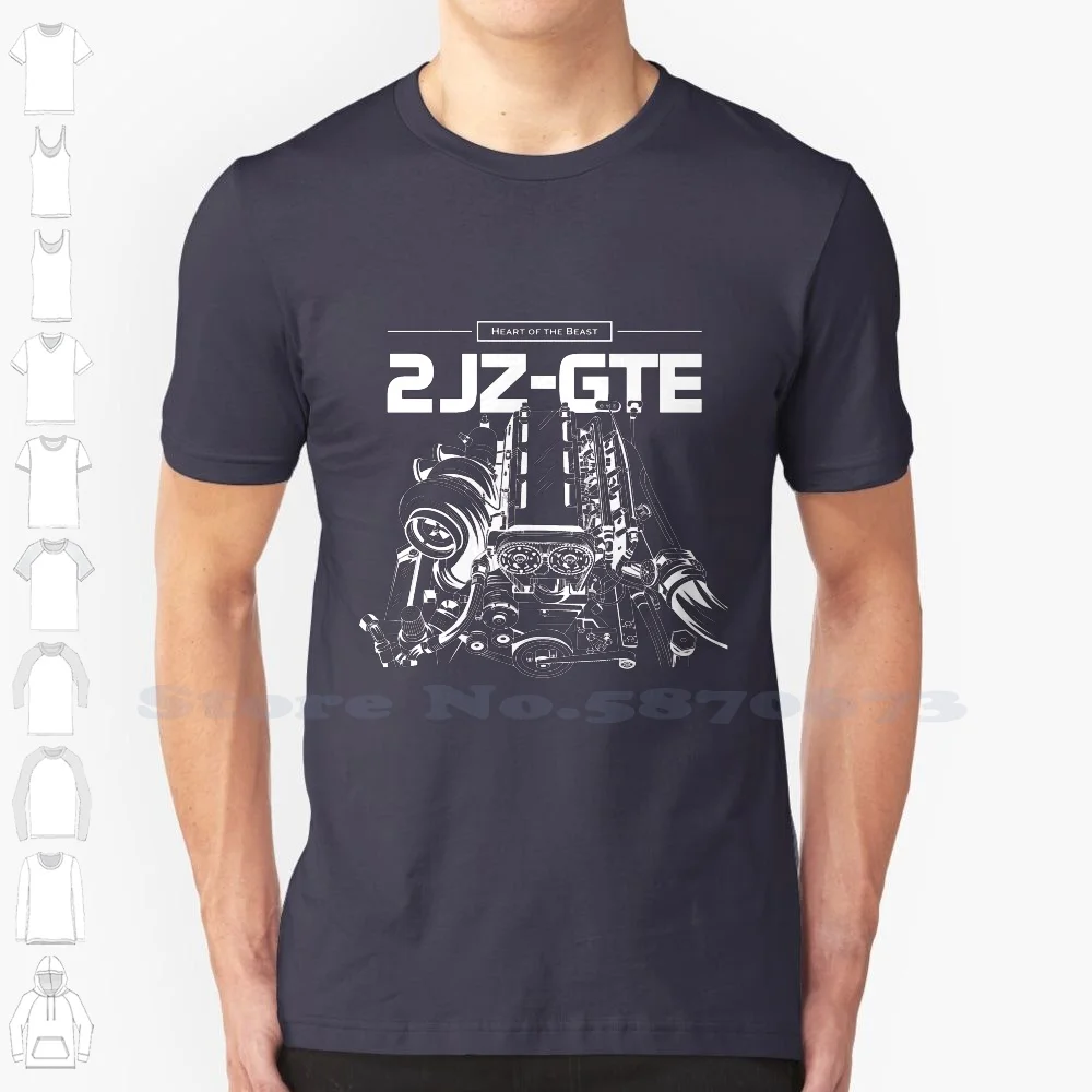 2Jz Gte Engine Mk4 Jdm Racecar Fashion Vintage Tshirt Magliette Mk4 2Jz Gte Racecar Jdm Streetcar Car Car