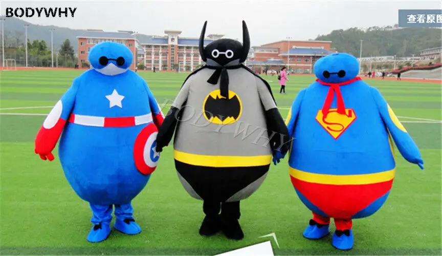 

Movie Cartoon Character Super Hero Mascot Costume Cosplay Party Fun Outfit Dress School Birthday Party Advertising Mascotte