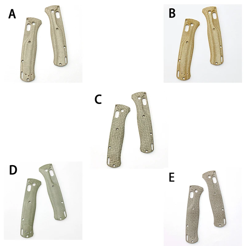 5PatternsMicartaMaterialFoldingKnifeGripsPatchesforBenchmade