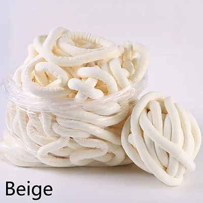 Beige Meetee 2 шт(1 шт = 500 г) Плоский бархат ядро пряжа хлопок бархат ручное вязание шерсть линия DIY одеяло для собачьей клети, конуры, ткачество пряжи аксессуар - Цвет: Beige