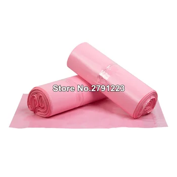

17*30cm Plastic Envelope Self-seal Adhesive Courier Storage Bags 100Pcs/Lot Light Pink/Green Color Poly Mailer Shipping Bags