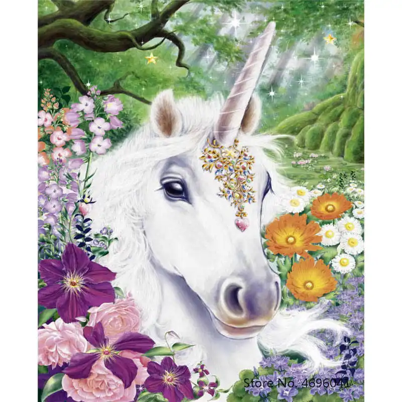 Картина по номерам рамки Раскраска по номерам домашний декор картины животные лошади украшения RSB8303 - Цвет: RSB8318