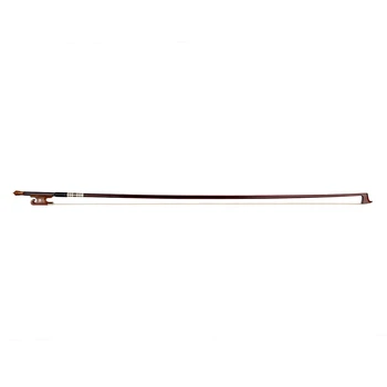 

Pernambuco Wood Bow Phoenix Shape Frog Bovine Bone Double Fisheye Black and White Silver Wire Winding for 4/4 Violin Bow