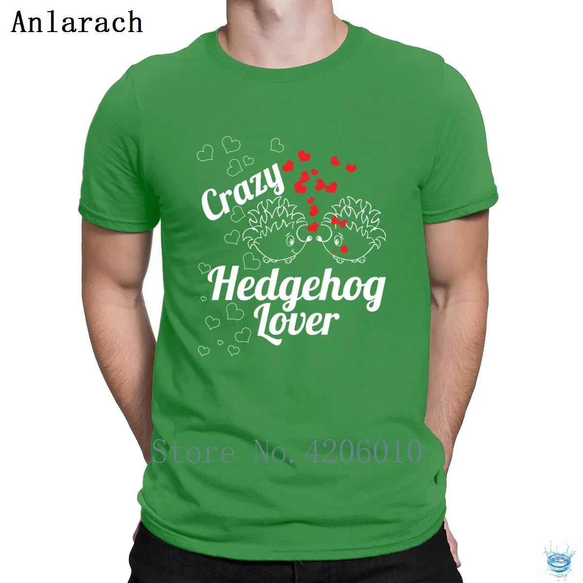 Crazy Hedgehog футболка «lover» дешевая официальная забавная Повседневная футболка для мужчин размер S-3xl стильная одноцветная Футболка с принтом