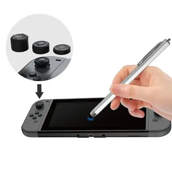

1Set Capacitive Screen Touch Pen Digital Stylus Pen Silicone Head Pencil Rocker Cap for NS Switch Game Console Accessories