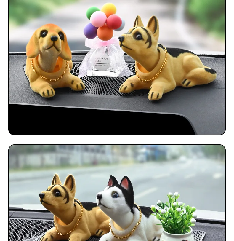 German Shepherd Shaking Head Car Decoration - simplexgift