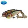fishing lure for pike jerk bait CF LURE 80mm 28g Slow Sinking  Taimen Chum fishing lure JerkBait LITTLE DARLING-With Soft tail ► Photo 2/3