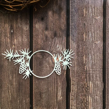 

Circle pine cone Metal Cutting Dies Stencils For DIY Scrapbooking Album Paper Card Decorative Craft Embossing Die Cuts New 2018