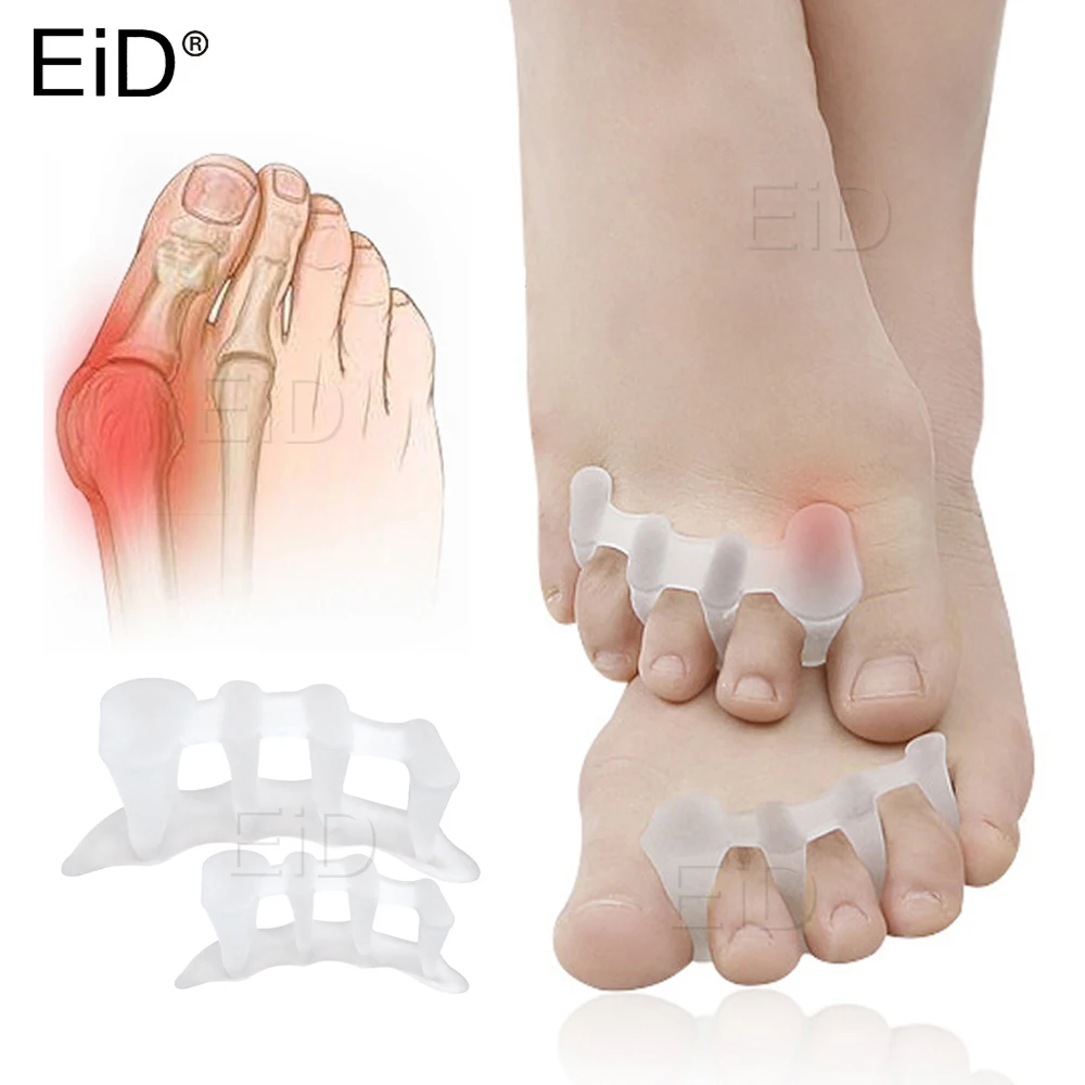 EiD Hallux Valgus гелевый ортопедический Сращивание шина для раздельного палец на ноге