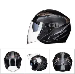 Yiwa унисекс легкий летний мотоциклетный шлем с двойным щитком полушлем