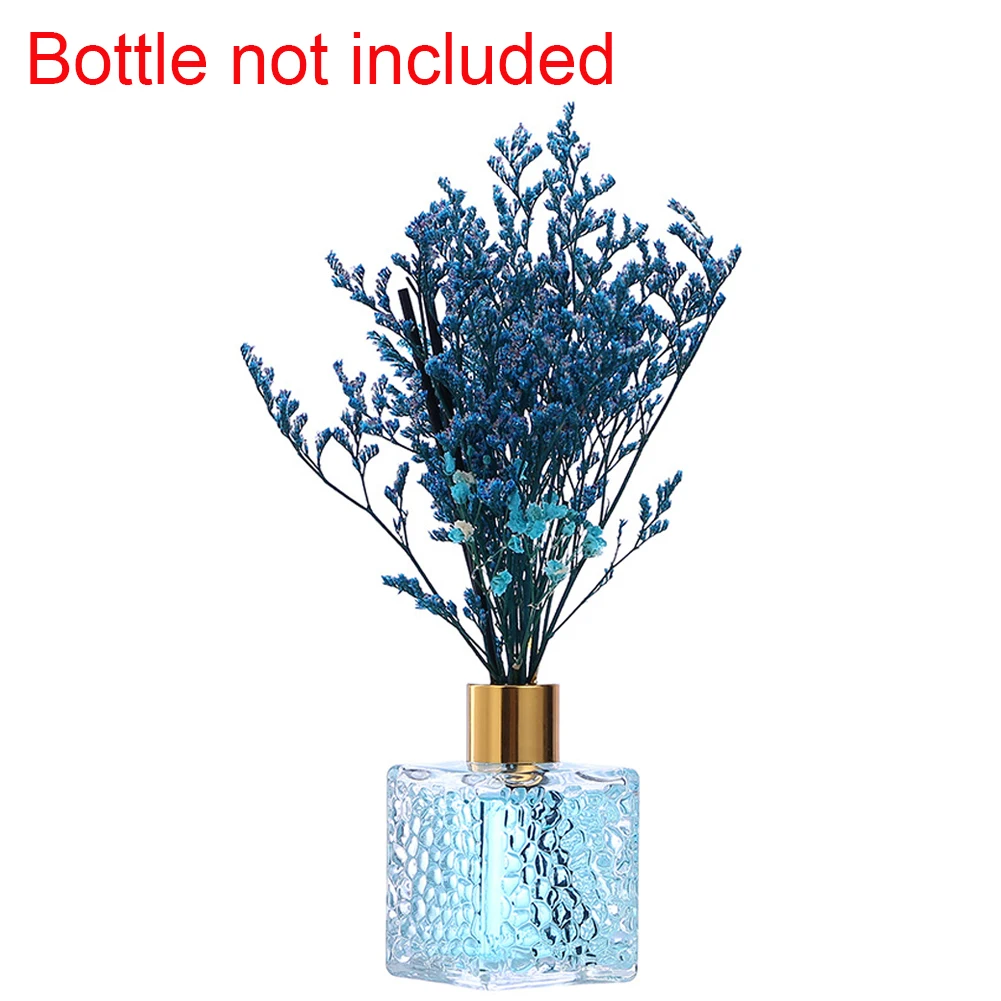 Gifts Reed Rattan Sticks Set Refill Replacement Scent Faux Flower Deodorization Fragrances Home Decor Accessories Aroma Diffuser - Цвет: Синий