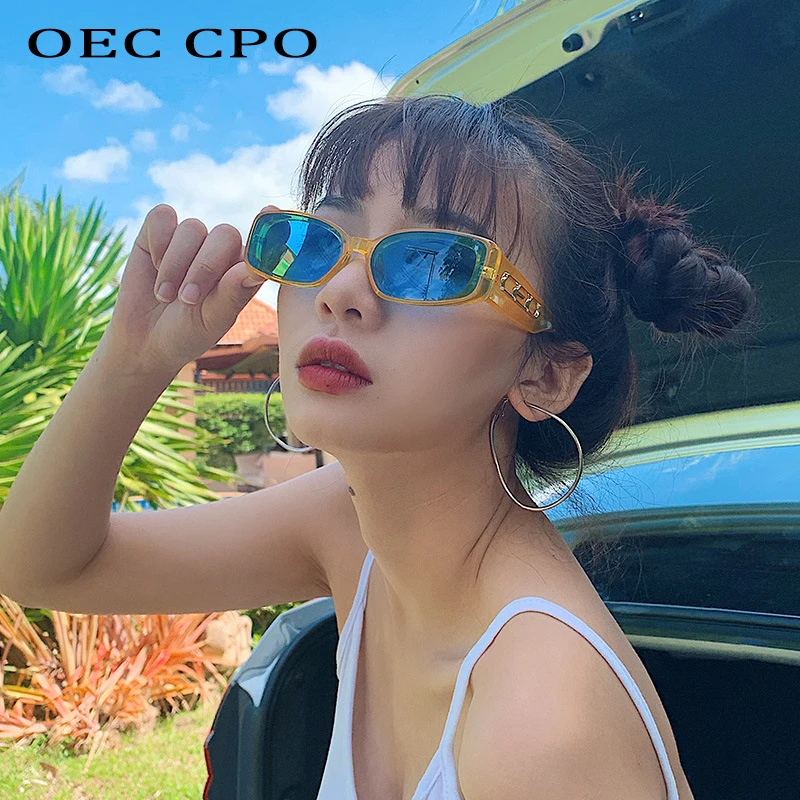 

2019 New Cat Eye Sunglasses Women Fashion Brand Designer Rectangle Sun Glasses Ladies Vintage Rectangle Red Black Sun Glasses