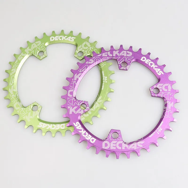 DECKAS овальное кольцо цепи велосипеда 96BCD MTB для 11 скоростей M7000 M8000 M9000 32 38T|Шатун и
