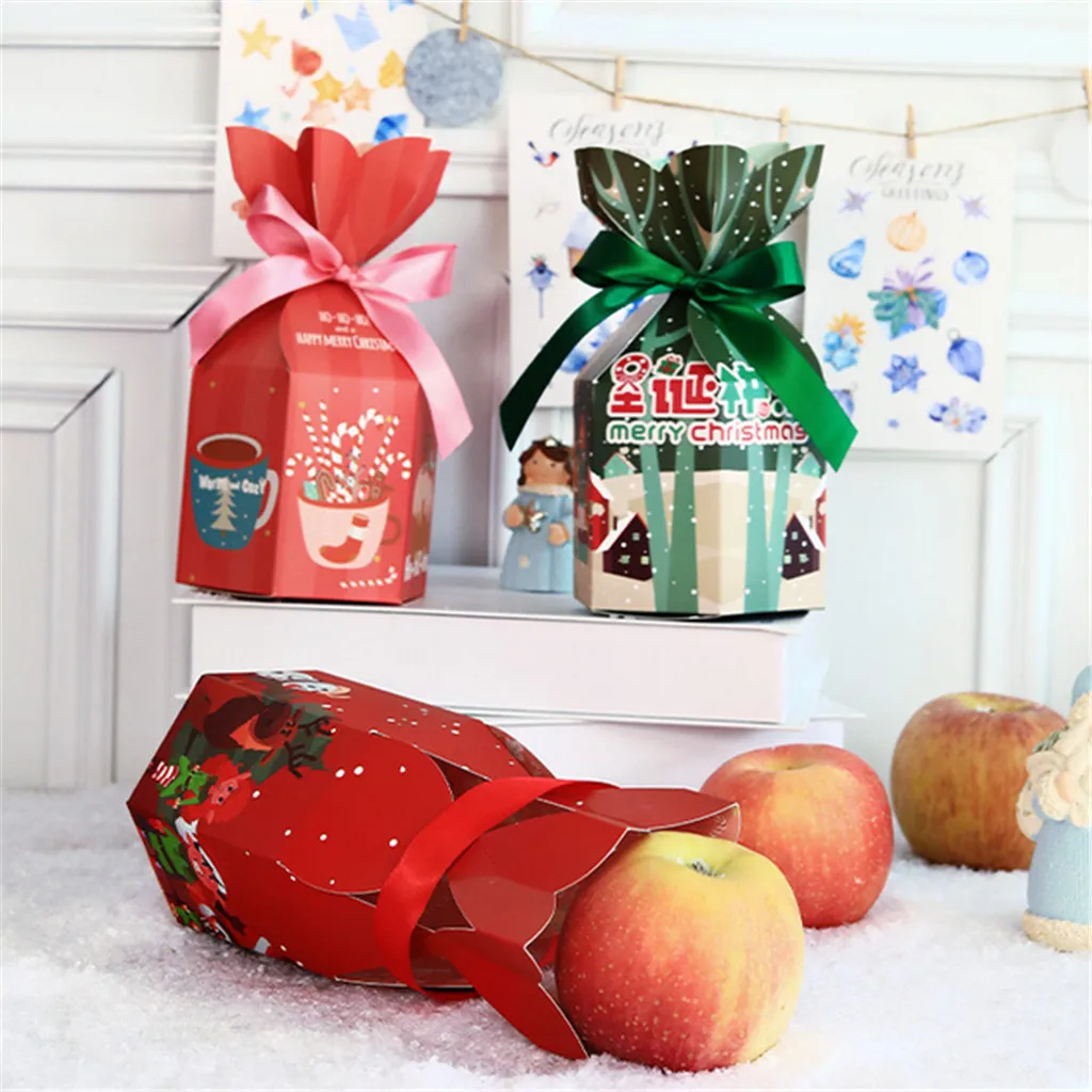 

2019 High Quality 18pcs Box Paper Christmas Eve Safe Fruit Box Christmas Apple Gift Box Support Wholesale Dropshipping 02