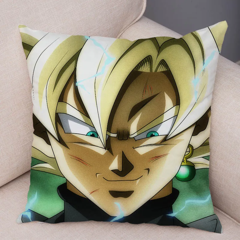 19 С рисунком из мультфильма «Жемчуг дракона Z сын Goku vegeta Broli наволочка плюшевые размером 45*45 см чехлы для диван, домашний декор Япония наволочка с аниме - Цвет: 19