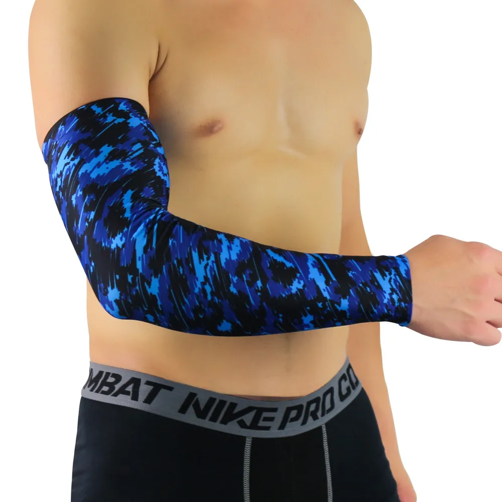 

Elbow Support Elastic Gym Sport Elbow Protective Pad Sport Skin Arm Sleeve Cooling UV Cover Sun protective Stretch Basketball