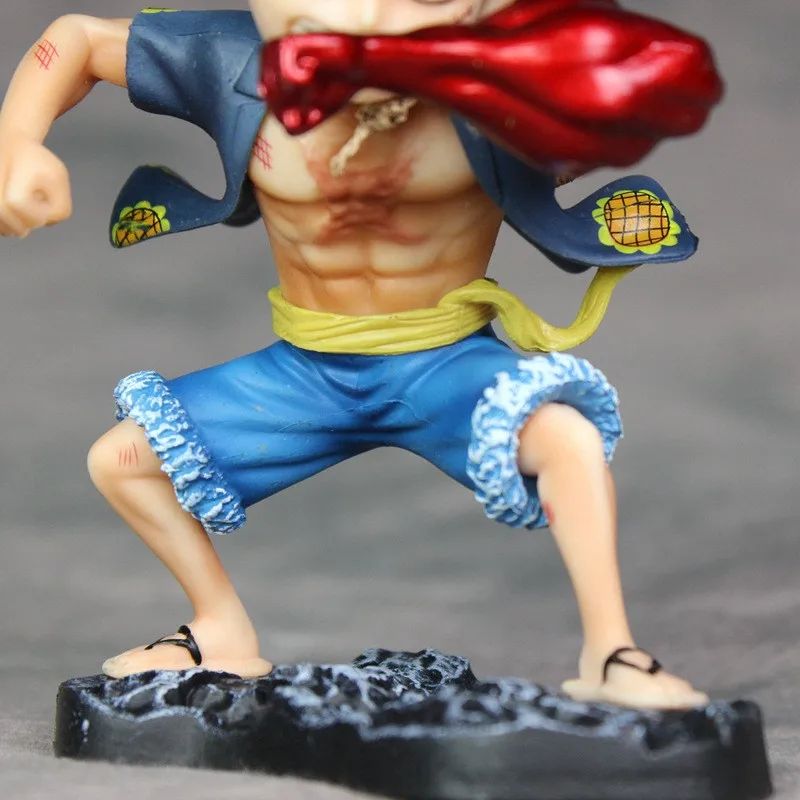 One Piece Gear 4 Luffy Cute Ver. Экшн фигурка обезьянка д Луффи Экипировка Четыре ПВХ Zoro Sanji