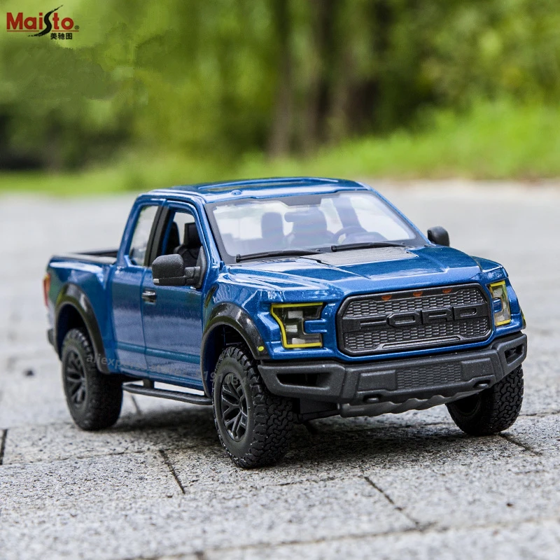 Модель гоночного автомобиля Maisto 1:24 Ford Raptor F150 модель внедорожного пикапа