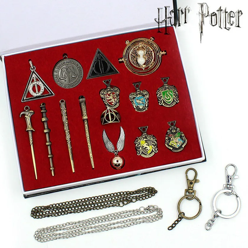 15pcs set Харри Поттер волшебные палочки стукач Гермиона Грейнджер лорд Северус Снейп Невиль палочка нарвисса дюбльдорер квидлер Время Тернер - Цвет: 15pcs set