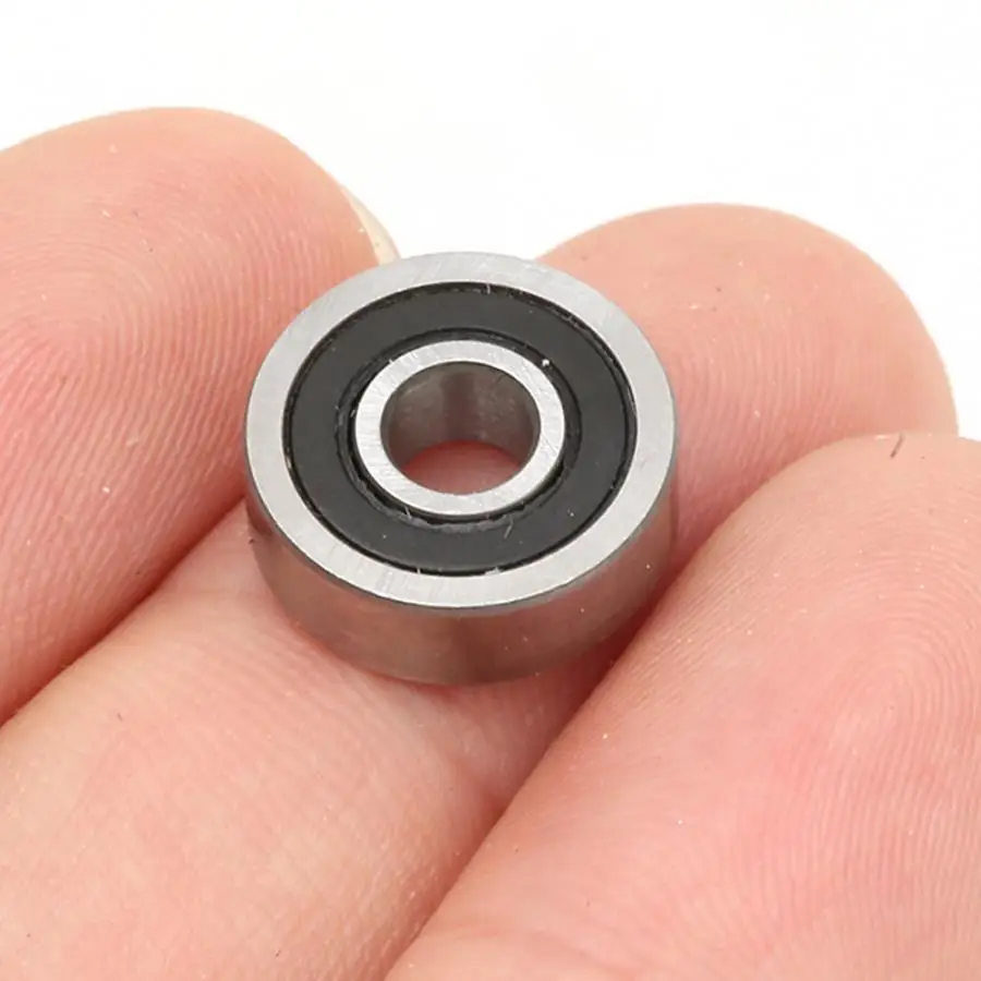 Steel Ball Bearings 10 Pcs Universal Double-Sided Sealed Deep Groove Ball Bearings
