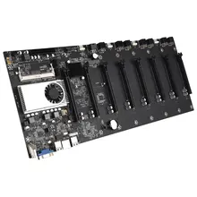 Carte mère de minage 8 GPU, Support de minage, 1066/1333/1600MHz, bitcoin, cryptoetherum