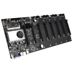 Carte mère de minage 8 GPU, Support de minage, 1066/1333/1600MHz, bitcoin, cryptoetherum 