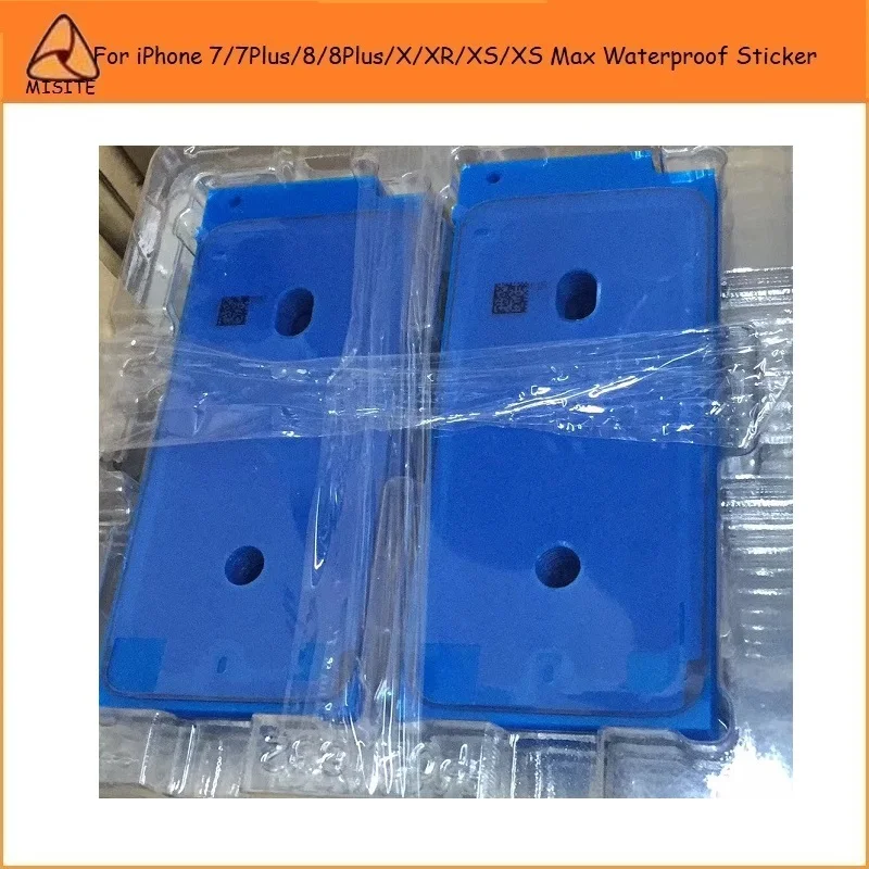50 шт./лот, водостойкая наклейка для iPhone 11Pro Max 7 7Plus 8 8Plus X XR XS Max XSM 7G 8G, ЖК-экран, 3M, клейкая лента
