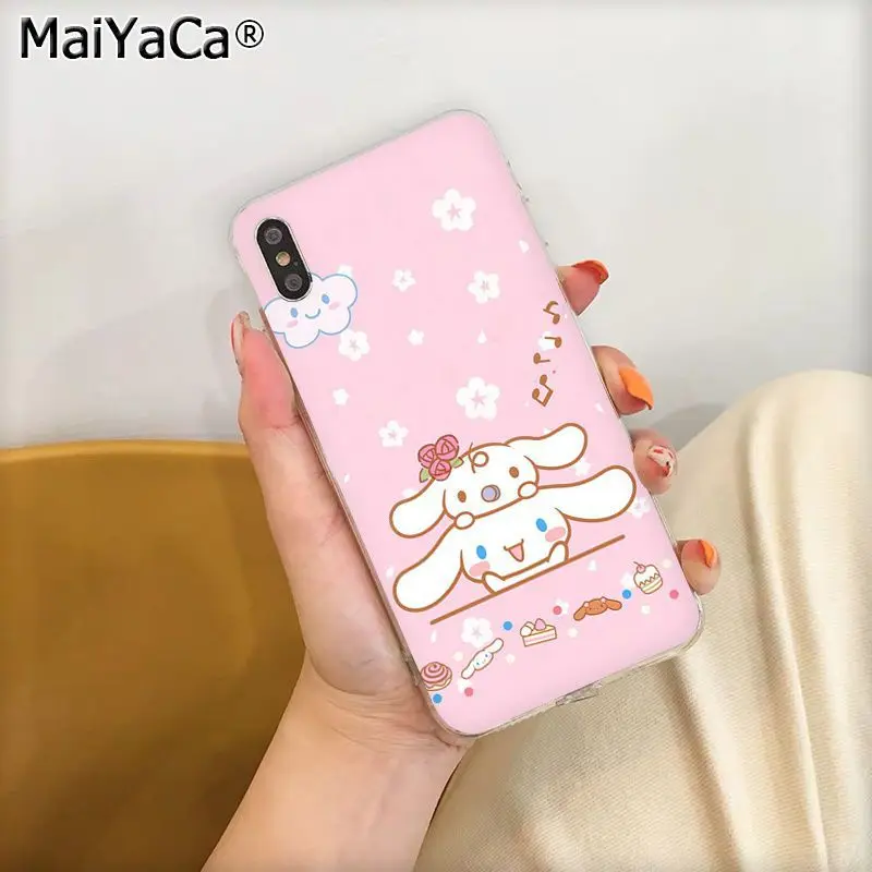 A10 MaiYaCa милый мультфильм cinnamoroll Coque Shell чехол для телефона Apple iphone 11 pro 8 7 66S Plus X XS MAX 5s SE XR чехол для мобильных телефонов - Цвет: A10