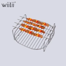1 шт. аксессуары для фритюрницы с антипригарным покрытием для барбекю, барбекю, держатель для тостов, пиццы, стойка для выпечки, жаровня, печь, инструменты для приготовления пищи