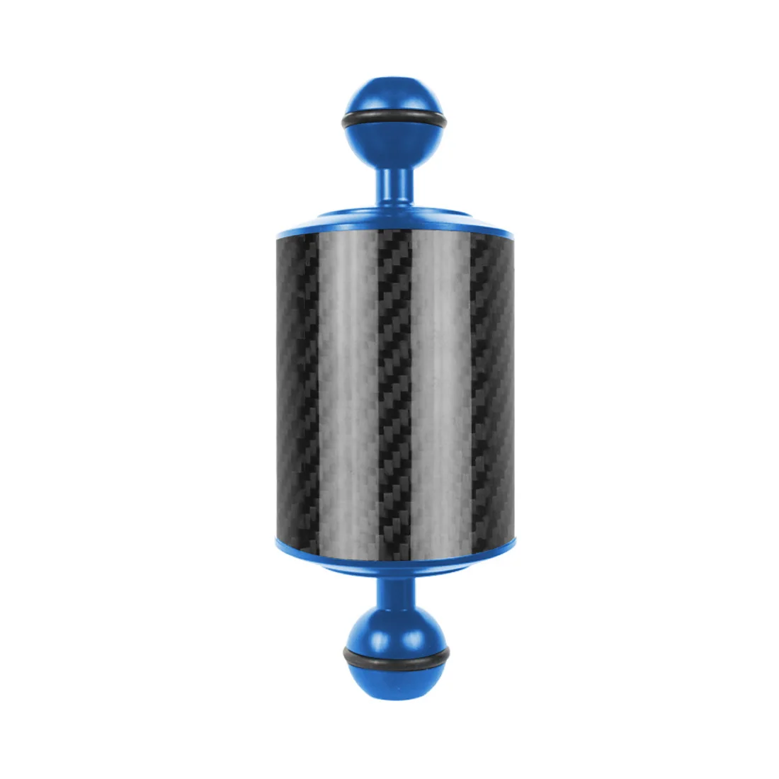 60mm 5 inch Carbon Fiber Float Buoyancy Dual Ball Floating Arm Diving Camera Diving Tray for Gopro/Smartphones