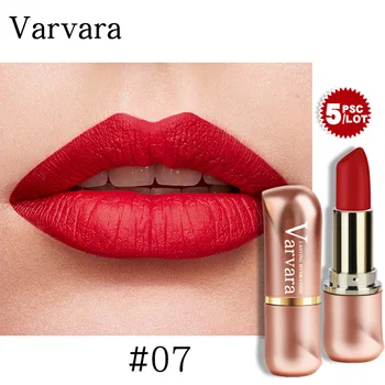 

10 Colors Velvet Matte Lipstick Long Lasting Moisture Lip Gloss Sexy Beauty Waterproof Easy To Wear Makeup Lip Cosmetic 5pcs