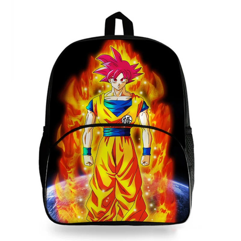 

Fashion Dragon Ball Z Super Backpack Multifunction Headphone Jack Travel Backpack Super Saiyan Goku Vegeta Student School Bags