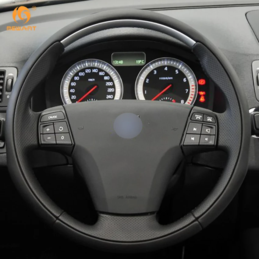 MEWANT черная искусственная кожа фотосессия для Volvo C70 2008 2010 аксессуары интерьера