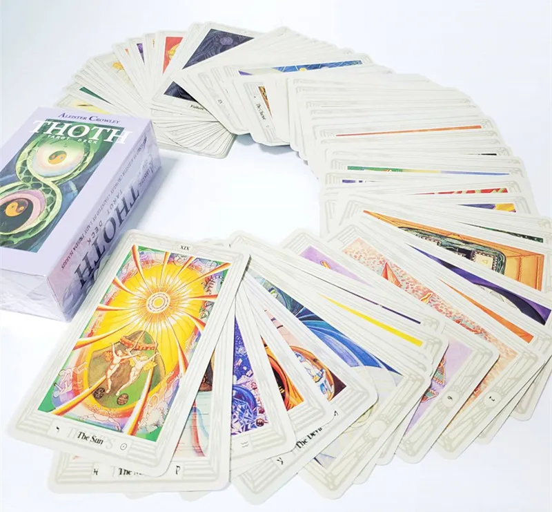 

78pcs/set Thoth Tarot cards Divination board game card set all in English