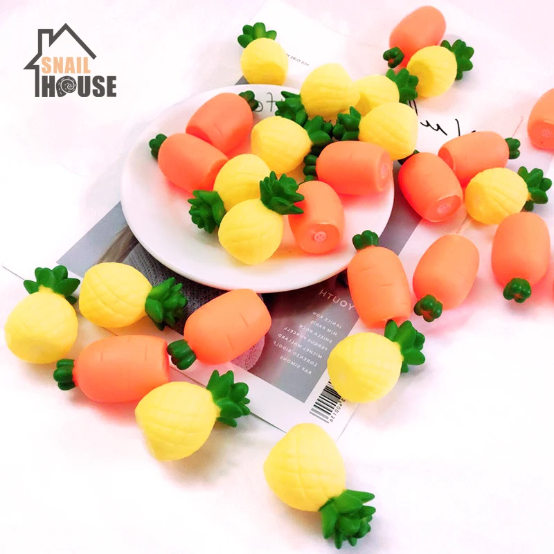 Snailhouse Simulation Pineapple Shape Humming Pet Toy Simple Cute Girl Child Funny Play Squeak Vent Toys | Дом и сад