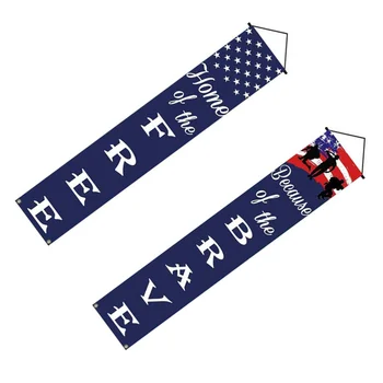 

1Pair of Carnival Letter Hanging Printing Front Door Curtain Decor Door Banner Fashion Decoration