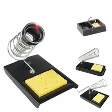 

1Pcs Electric Soldering Iron Support Frame Metal Base Soldering Iron Bracket Metal Support Small Portable Electrical Work
