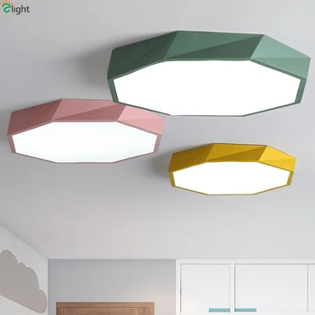 

Sale Geometry Multicolor Alloy Led Ceiling Lights Living Room APP Dimmable Led Ceiling Lamp Bedroom Led Ceiling Light Fixtures