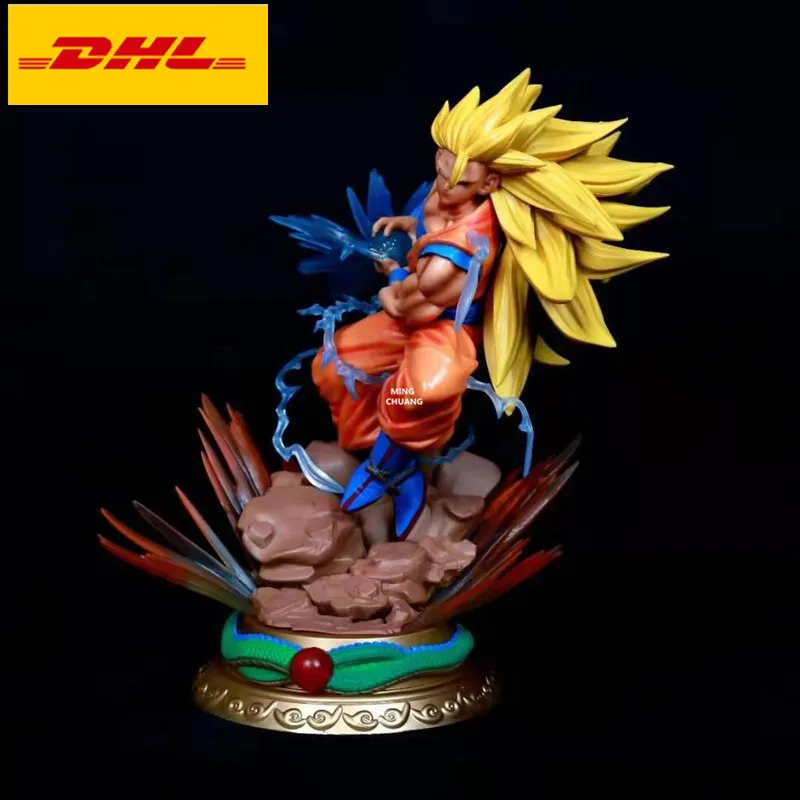 12 &quotаниме Dragon Ball Z статуя Супер Saiyan бюст Сон Гоку полноразмерный портрет Kakarotto ПВХ