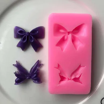 

Large Bow Silicone Mold Mobile Phone di jiao mo Decoration DIY Mode Sea World Polymer Clay Model