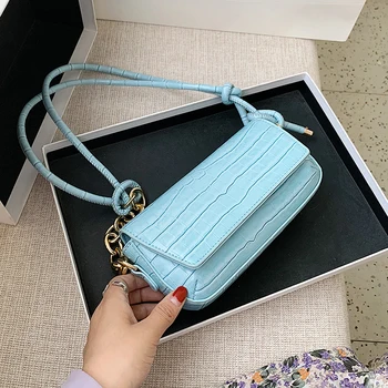 

Fashion Small Armpit Bag Stone Pattern PU Leather Hand Bags For Women 2020 Elegant Travel Luxury Shoulder Handbags and Purses
