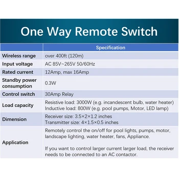 

High Power Intelligent Wireless Long Range Multifunction Widely Remote Switch Home Use Portable Anti Interference No Repetition