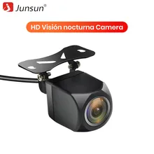 Junsun Cámara de visión trasera de Radio de coche cámara de aparcamiento de respaldo impermeable 120 gran angular HD cámara de v