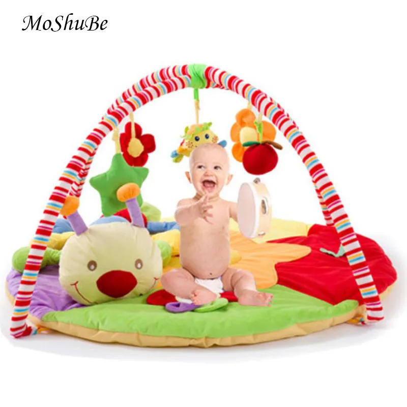  Baby Play Gym Fitness Rack Animals Plushed Toys Crawling Play Mat Game Kids Room Activity Carpet Ne